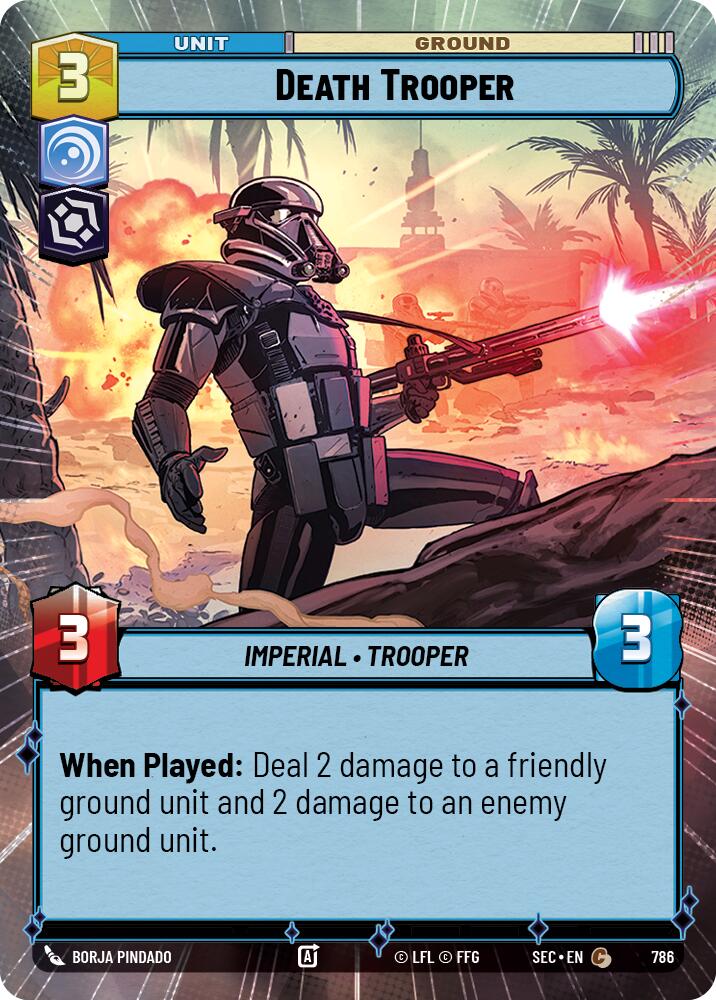 Death Trooper (786) (Hyperspace Foil) (786) [Secrets of Power] | Eastridge Sports Cards & Games