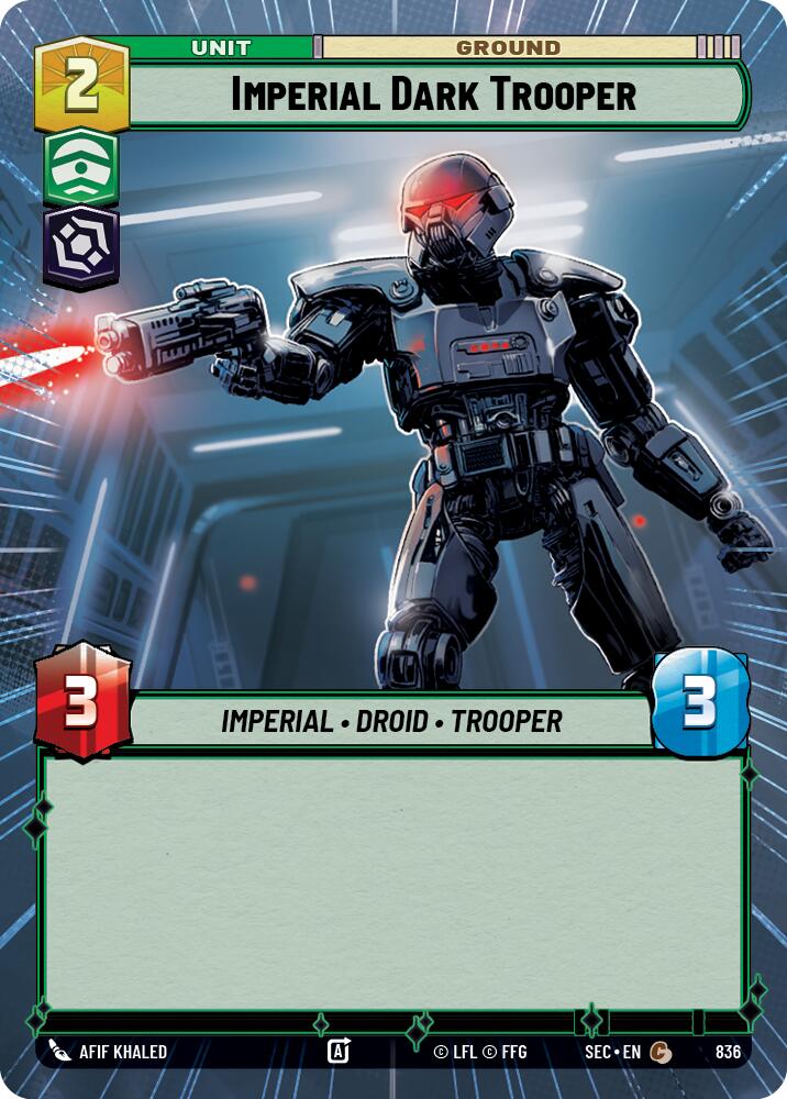 Imperial Dark Trooper (836) (Hyperspace Foil) (836) [Secrets of Power] | Eastridge Sports Cards & Games