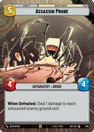 Assassin Probe (Hyperspace Foil) (1019) - Secrets of Power Foil