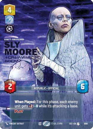 Sly Moore - Witness to Power (Prestige Foil) (1088) - Secrets of Power Foil