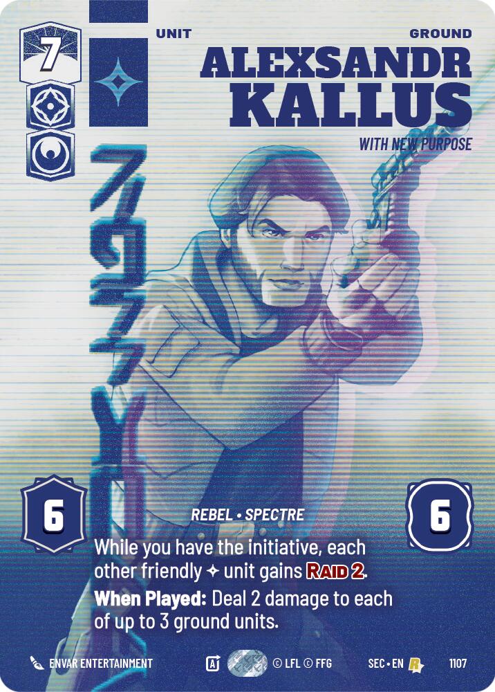 Alexsandr Kallus - With New Purpose (Prestige Foil) (1107) (1107) [Secrets of Power] | Eastridge Sports Cards & Games