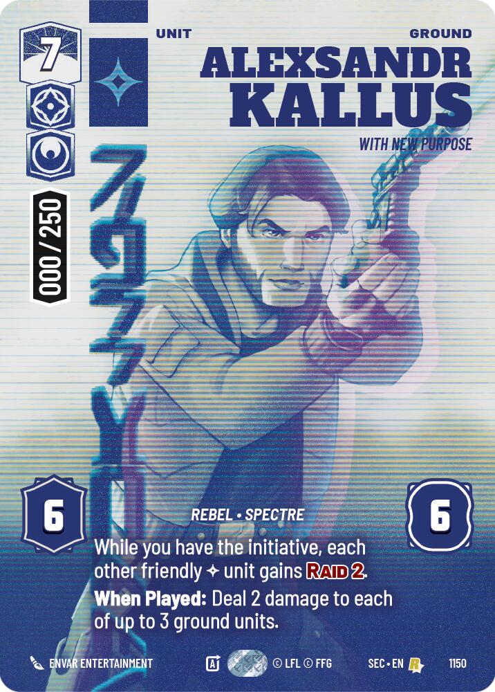 Alexsandr Kallus - With New Purpose (Serialized) (1150) (1150) [Secrets of Power] | Eastridge Sports Cards & Games