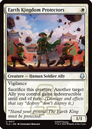 Earth Kingdom Protectors (TLA-017) - Avatar: The Last Airbender Foil