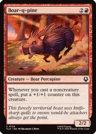 Boar-q-pine [Avatar: The Last Airbender]