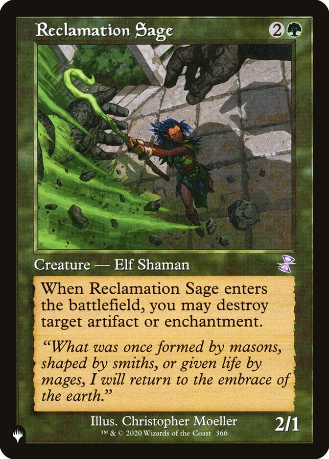 Reclamation Sage [The List] | Eastridge Sports Cards & Games