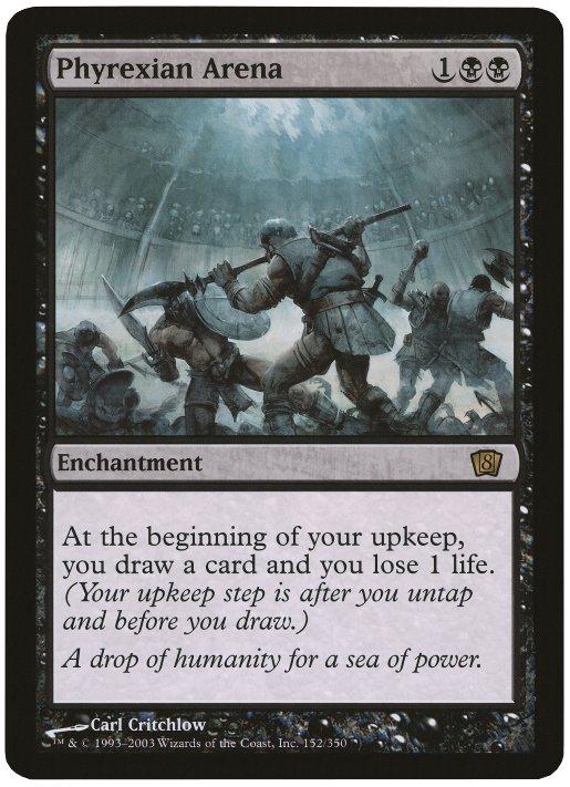 Phyrexian Arena (Oversized) [Eighth Edition Box Topper] | Eastridge Sports Cards & Games