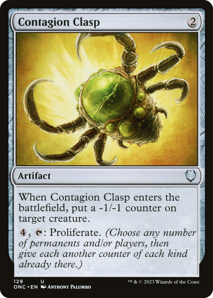 Contagion Clasp [Phyrexia: All Will Be One Commander] | Eastridge Sports Cards & Games