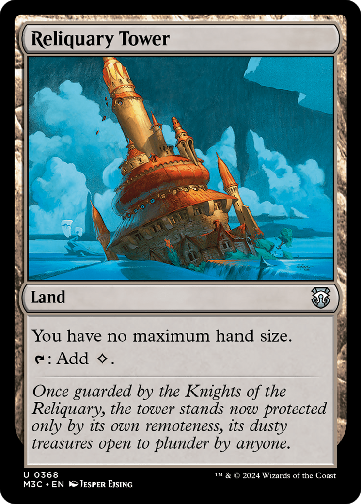 Reliquary Tower (Ripple Foil) [Modern Horizons 3 Commander] | Eastridge Sports Cards & Games