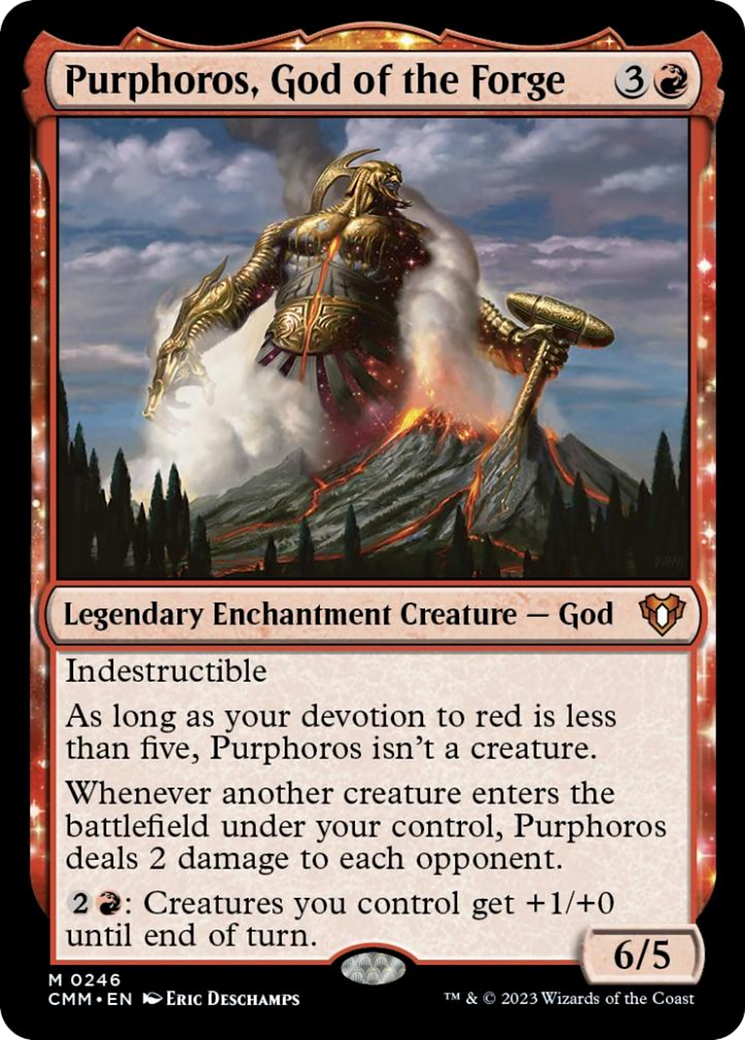 Purphoros, God of the Forge [Commander Masters] | Eastridge Sports Cards & Games