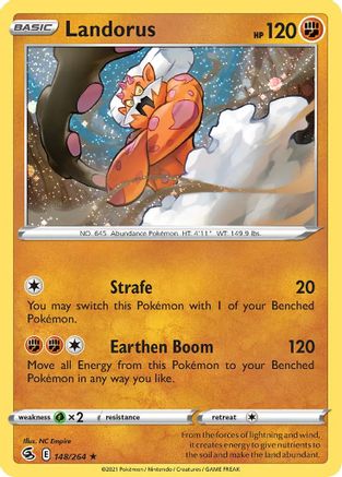 Landorus (148/264) (Cosmos Holo) [Sword & Shield: Fusion Strike] | Eastridge Sports Cards & Games