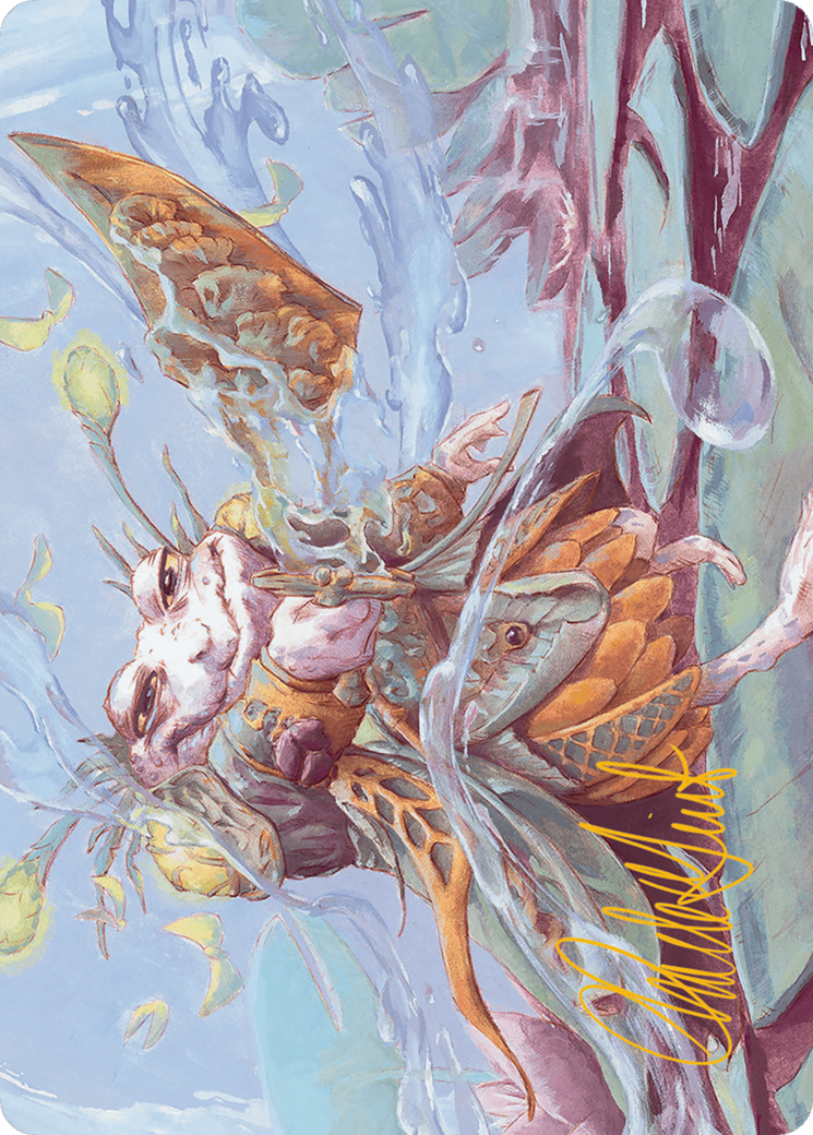 Glarb, Calamity's Augur Art Card (Gold-Stamped Signature) [Bloomburrow Art Series] | Eastridge Sports Cards & Games