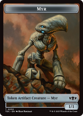 Snake // Myr Double-Sided Token [Tarkir: Dragonstorm Commander Tokens] | Eastridge Sports Cards & Games