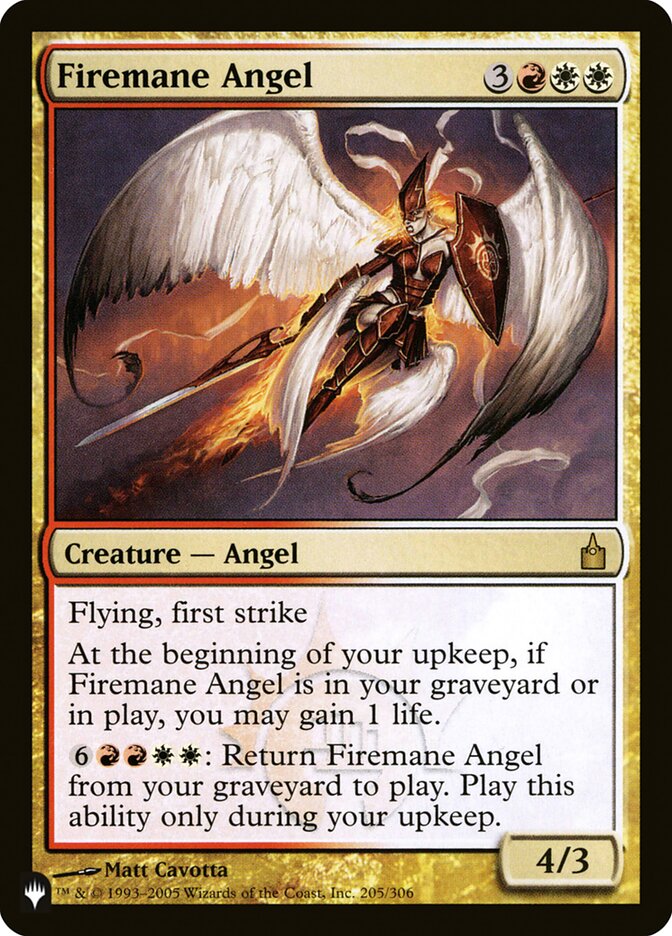 Firemane Angel [The List] | Eastridge Sports Cards & Games