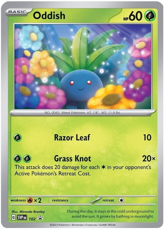 Oddish (102) [Scarlet & Violet: Black Star Promos] | Eastridge Sports Cards & Games