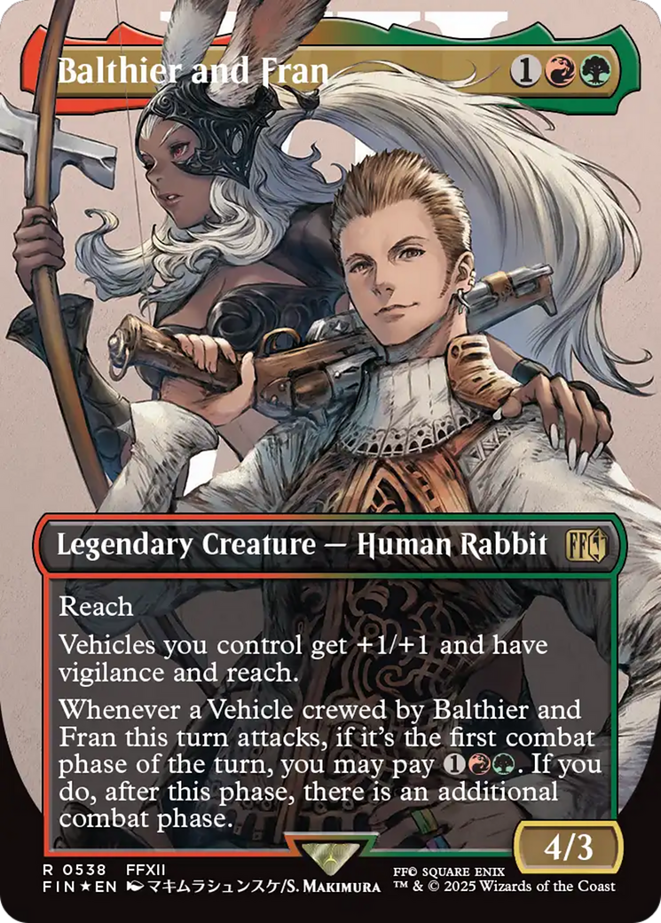 Balthier and Fran (Borderless) (Surge Foil) [FINAL FANTASY] | Eastridge Sports Cards & Games
