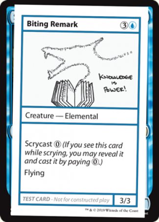 Biting Remark (2021 Edition) [Mystery Booster Playtest Cards] | Eastridge Sports Cards & Games