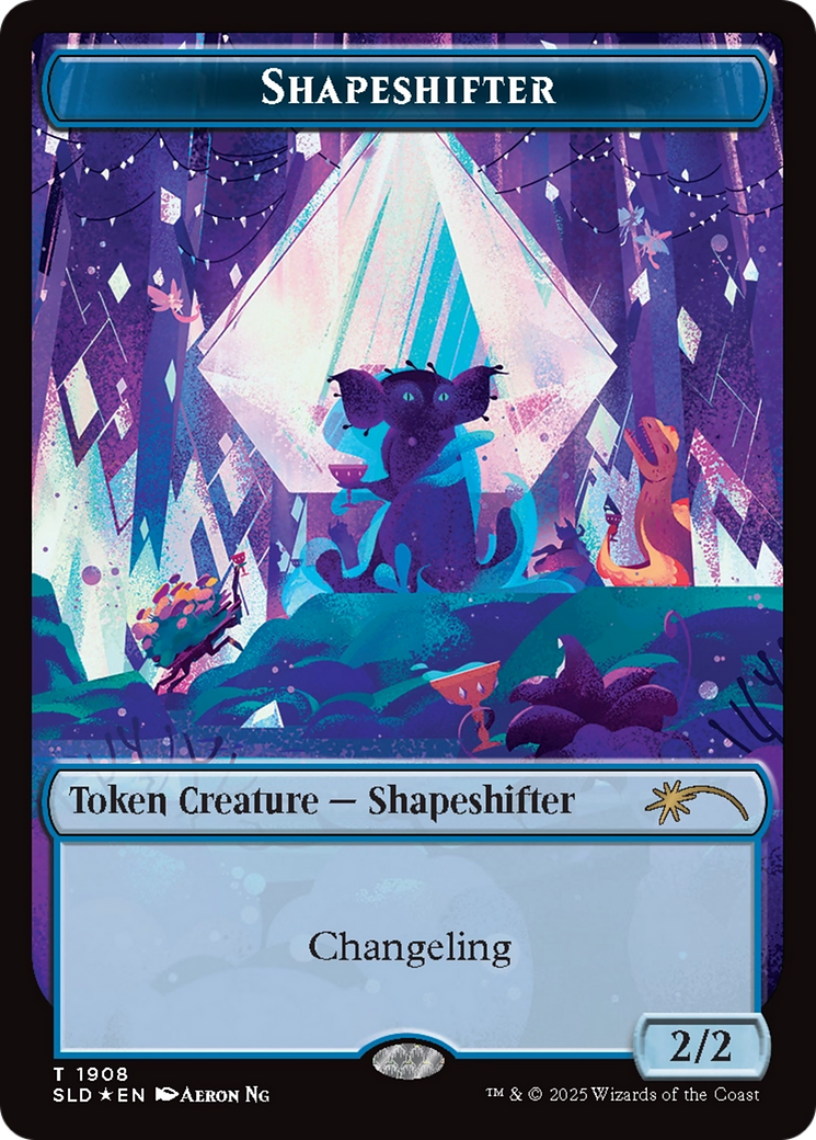Shapeshifter Token (1908) (Double Rainbow Foil) [Secret Lair Drop Series] | Eastridge Sports Cards & Games