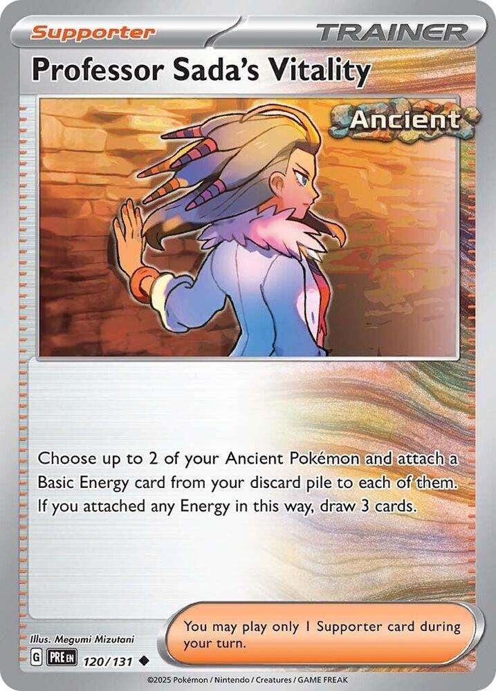 Professor Sada's Vitality (120/131) [Scarlet & Violet: Prismatic Evolutions] | Eastridge Sports Cards & Games