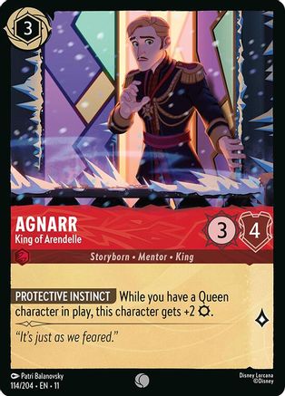 Agnarr - King of Arendelle (114/204) - Winterspell Cold Foil