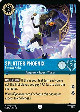 Splatter Phoenix - Rejected Artist (153/204) - Winterspell