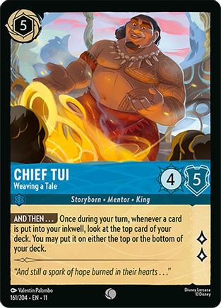 Chief Tui - Weaving a Tale (161/204) - Winterspell Cold Foil
