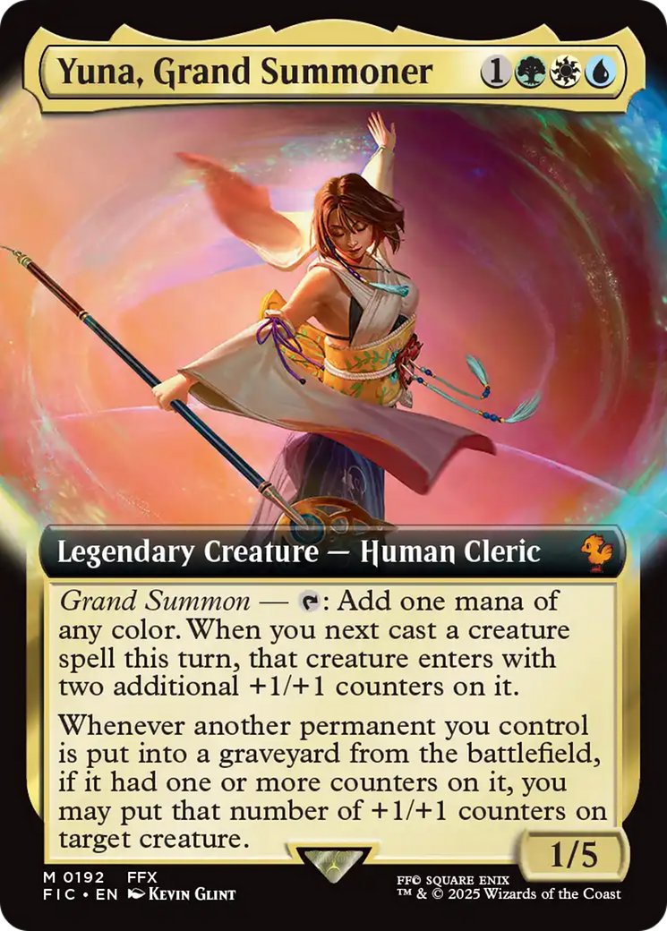 Yuna, Grand Summoner (Extended Art) [FINAL FANTASY Commander] | Eastridge Sports Cards & Games