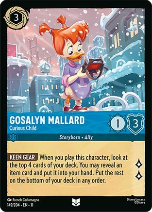 Gosalyn Mallard - Curious Child (149/204) - Winterspell