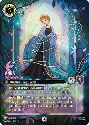 Anna - Soothing Sister (Enchanted) (227/204) - Winterspell Holofoil