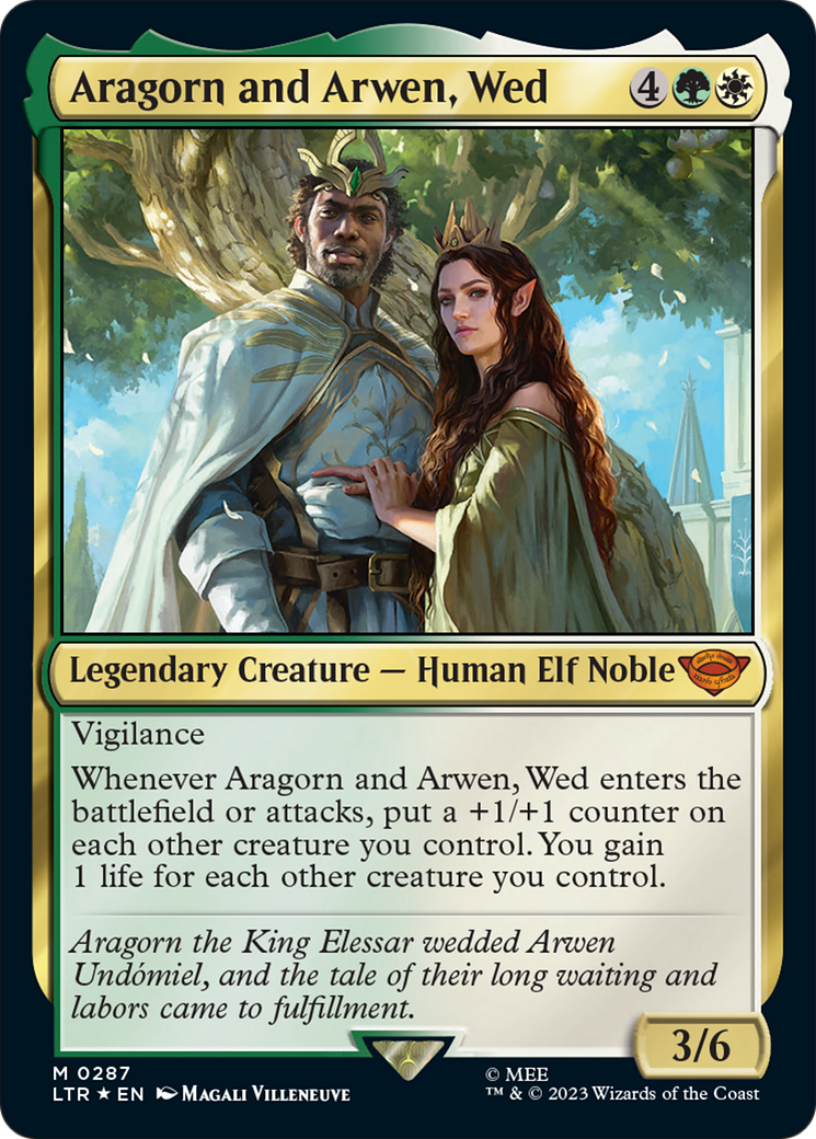 Aragorn and Arwen, Wed [The Lord of the Rings: Tales of Middle-Earth] | Eastridge Sports Cards & Games