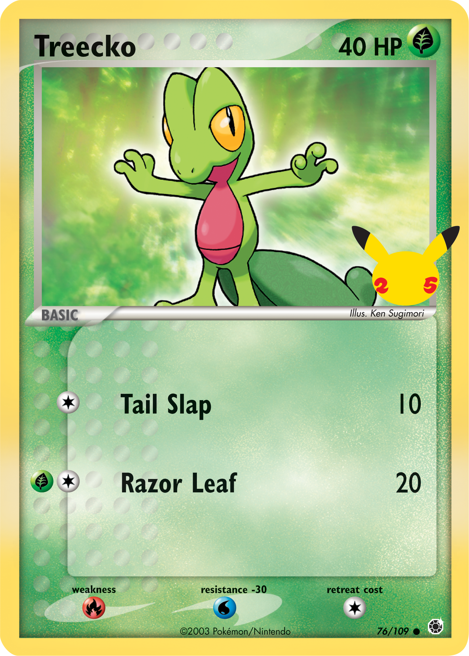 Treecko (76/109) (Jumbo Card) [First Partner Pack] | Eastridge Sports Cards & Games