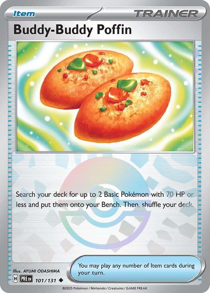 Buddy-Buddy Poffin (101/131) (Poke Ball Pattern) [Scarlet & Violet: Prismatic Evolutions] | Eastridge Sports Cards & Games