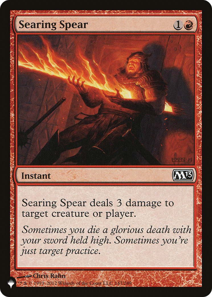 Searing Spear [The List] | Eastridge Sports Cards & Games