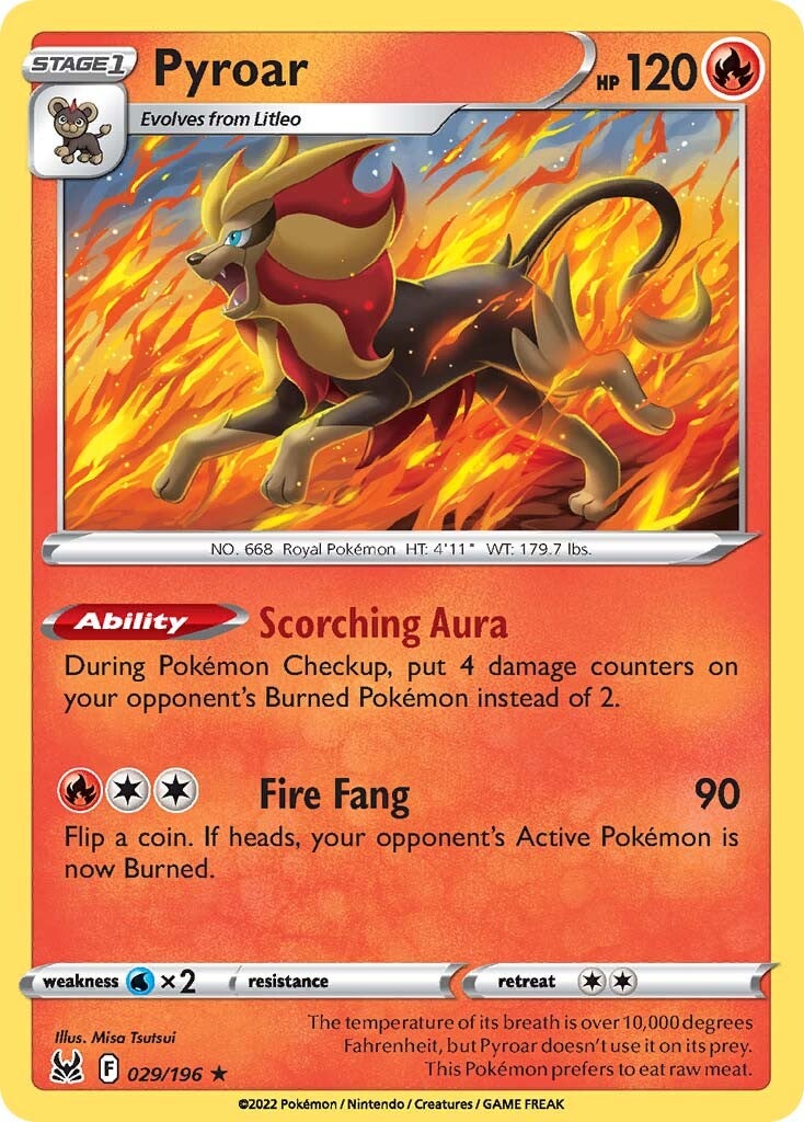 Pyroar (029/196) [Sword & Shield: Lost Origin] | Eastridge Sports Cards & Games