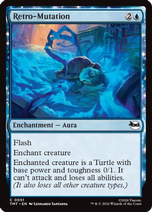 Retro-Mutation (TMT-051) - Teenage Mutant Ninja Turtles Foil