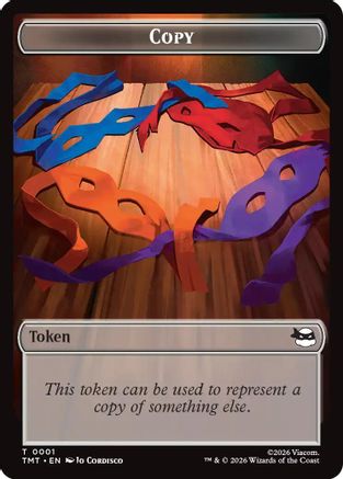 Copy // Mutagen Double-Sided Token (TMT-1 // 9) - Teenage Mutant Ninja Turtles