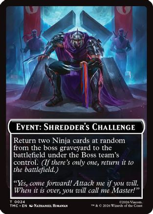 Event: Shredder's Challenge (TMC-024) - Commander: Teenage Mutant Ninja Turtles