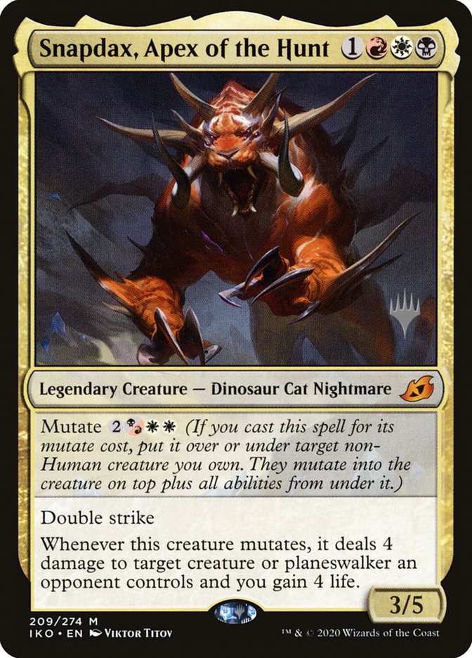 Snapdax, Apex of the Hunt (Promo Pack) [Ikoria: Lair of Behemoths Promos] | Eastridge Sports Cards & Games