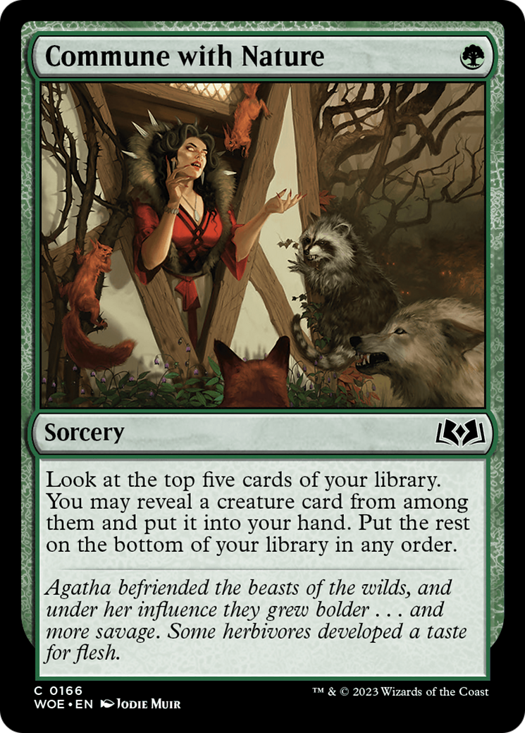 Commune with Nature [Wilds of Eldraine] | Eastridge Sports Cards & Games