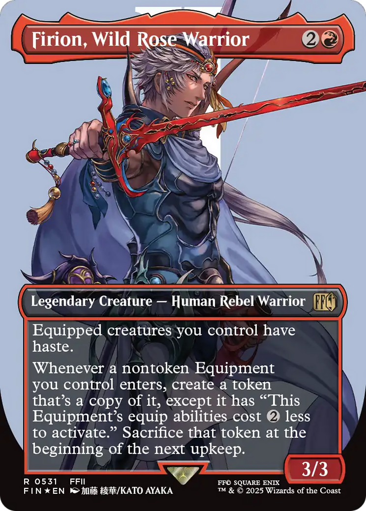 Firion, Wild Rose Warrior (Borderless) (Surge Foil) [FINAL FANTASY] | Eastridge Sports Cards & Games