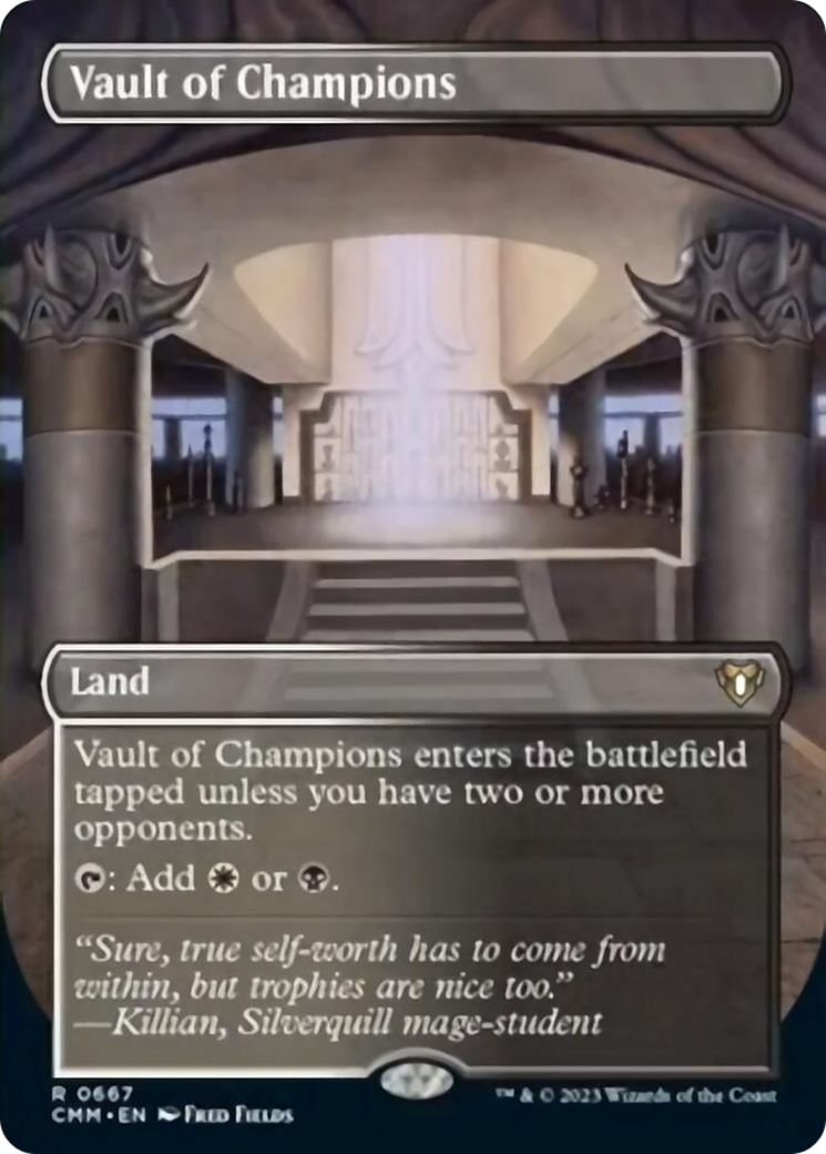 Vault of Champions (Borderless Alternate Art) [Commander Masters] | Eastridge Sports Cards & Games