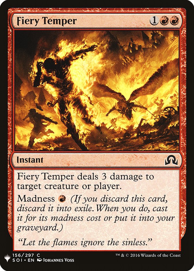 Fiery Temper [Mystery Booster] | Eastridge Sports Cards & Games