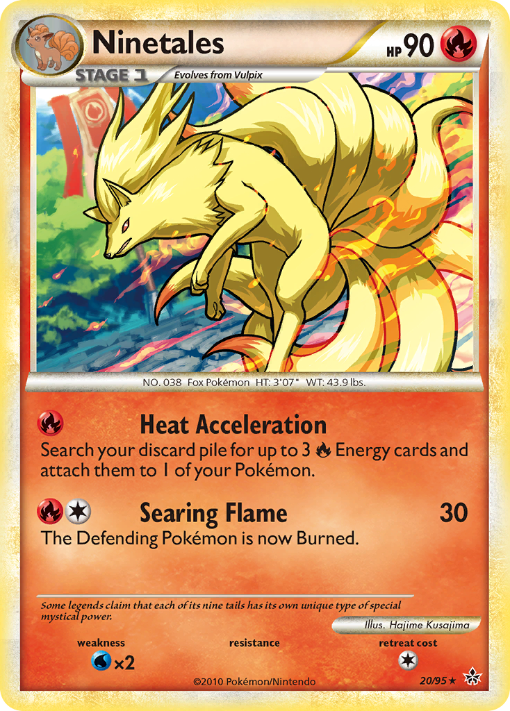 Ninetales (20/95) [HeartGold & SoulSilver: Unleashed] | Eastridge Sports Cards & Games