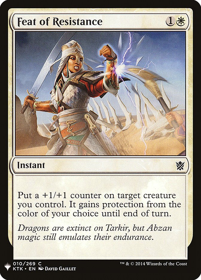 Feat of Resistance [Mystery Booster] | Eastridge Sports Cards & Games