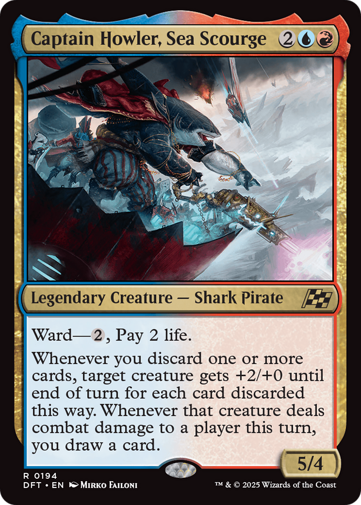 Captain Howler, Sea Scourge [Aetherdrift] | Eastridge Sports Cards & Games