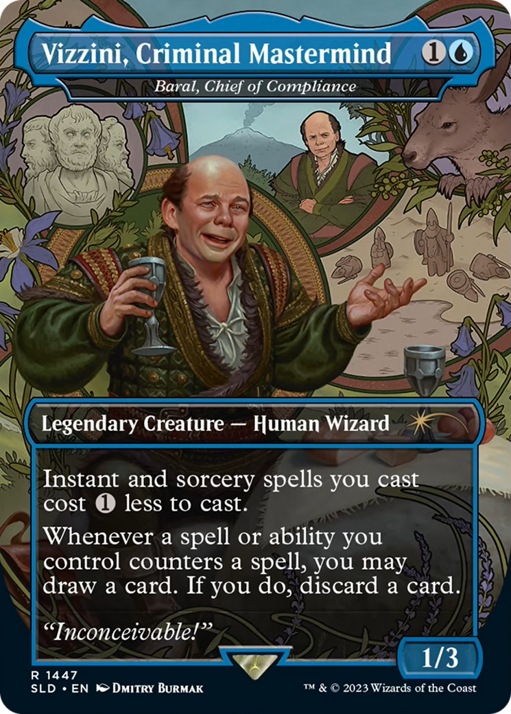 Vizzini, Criminal Mastermind - Baral, Chief of Compliance [Secret Lair Drop Series] | Eastridge Sports Cards & Games