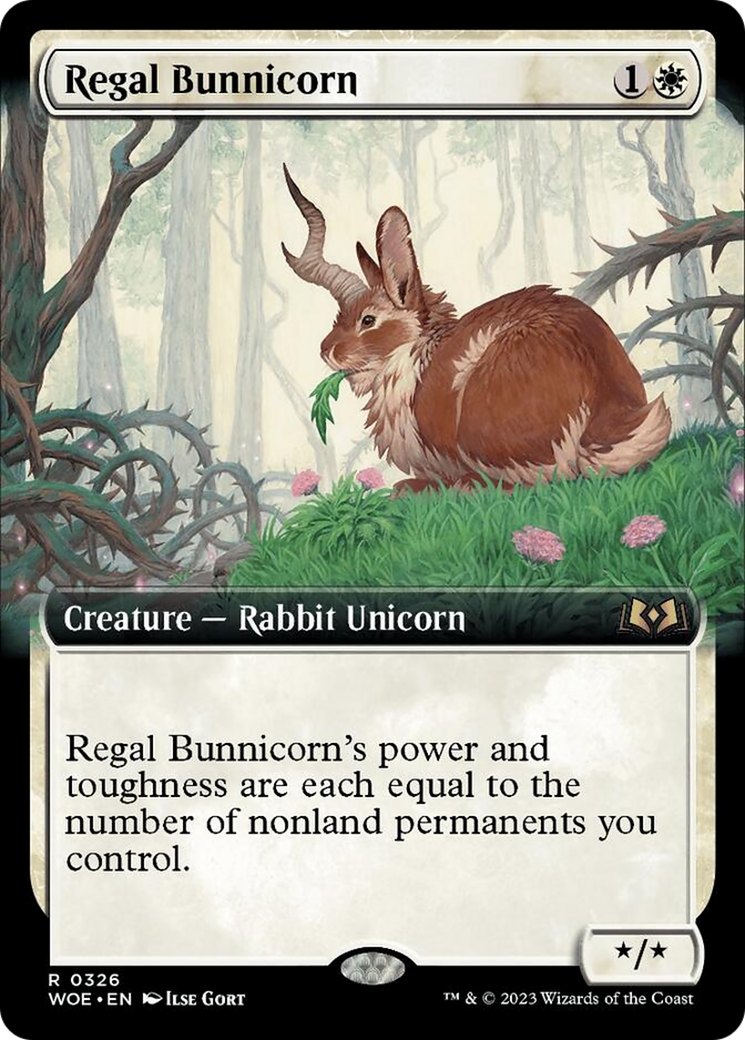 Regal Bunnicorn (Extended Art) [Wilds of Eldraine] | Eastridge Sports Cards & Games