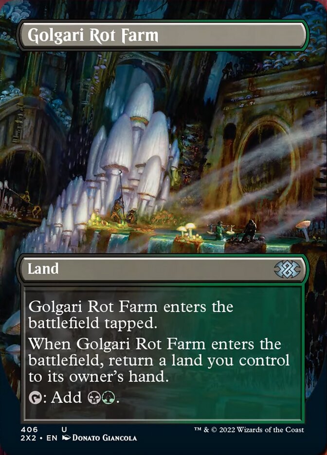 Golgari Rot Farm (Borderless Alternate Art) [Double Masters 2022] | Eastridge Sports Cards & Games