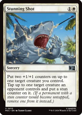 Stunning Shot (MSC-610) - Commander: Marvel Super Heroes Foil