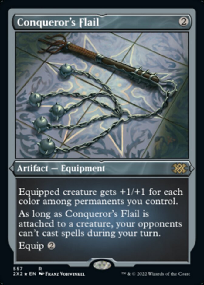 Conqueror's Flail (Foil Etched) [Double Masters 2022] | Eastridge Sports Cards & Games