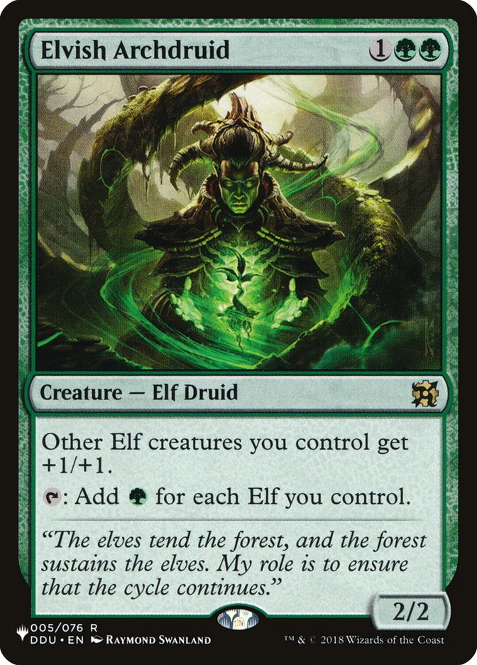 Elvish Archdruid [The List] | Eastridge Sports Cards & Games